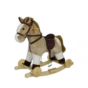CHIPOLINO KONJIC NA LJULJANJE BEIGE SA TOCKICIMA RHWL02401BEIG 