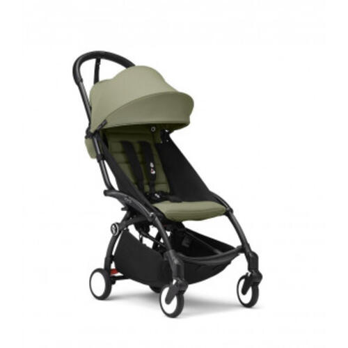 STOKKE YOYO3 SASIJA/KONSTRUKCIJA BLACK I SPORTSKO SJEDISTE 6+ COLOR PACK OLIVE 