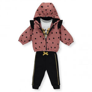 BEBETTO BEBI KOMPLET K4063 BURGUNDY 9-12M/80CM 