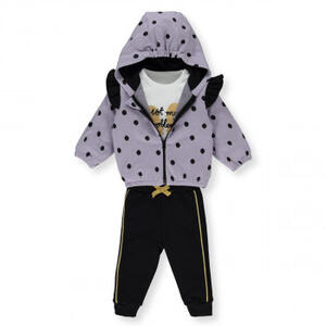BEBETTO BEBI KOMPLET K4063 LILAC 9-12M/80CM 