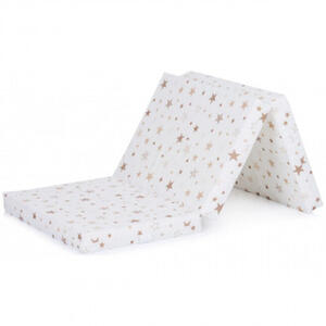 Chipolino PREKLOPIVI DUŠEK 60/120/6 WHITE/BEIGE STARS MAT02203WHBE 