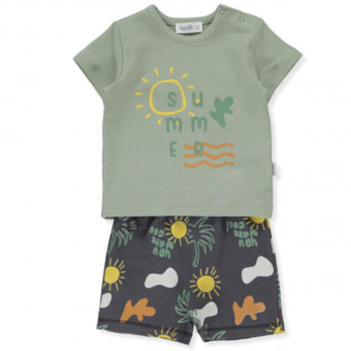 BEBETTO BEBI KOMPLET K4298 GREEN 12-18M/86CM 