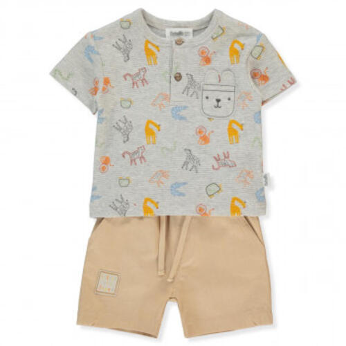 BEBETTO BEBI KOMPLET K4426 BEIGE 12-18M/86CM 