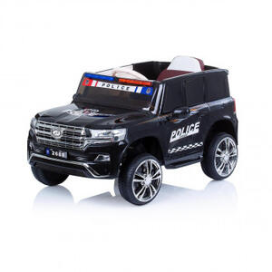 CHIPOLINO AUTO NA AKUMULATOR POLICE PATROL LEATHER SEAT, BLACK ELJPPL0232B 