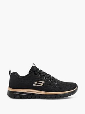 Skechers Patike za vežbanje Crna