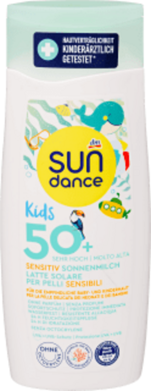 Kids sensitiv SPF50+ mlijeko za sunčanje, 200 ml